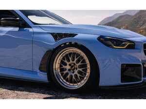 Alpha-N G87 M2 Carbon Vented Front Fender Set - V4 With Blades