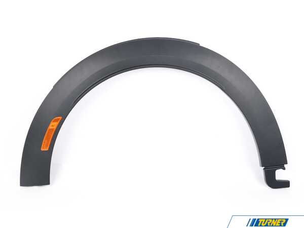 Genuine MINI TRIM, WHEEL ARCH, FRONT LEFT 51115A3C7E7