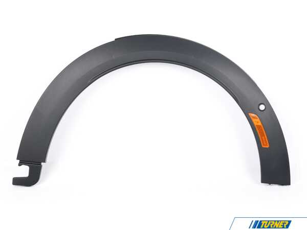 Genuine MINI TRIM, WHEEL ARCH, FRONT RIGH 51115A3C7F6
