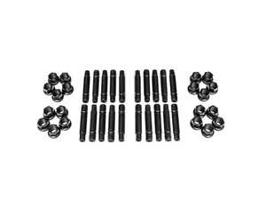 75mm M14x1.5 VW/Audi 5 Lug Hex Head Stud Kit - Black