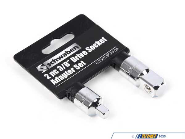 Schwaben Schwaben 2 Piece 3/8" Socket Adapter Set 003412SCH01A
