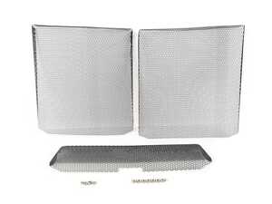 Radiator Protection Grille Screens - With Parking Sensors - With Center Radiator - Black
