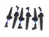 Precision Raceworks N54 Replacement Spark Plug Wires - 6pk, Blue, Short (Factory Location) 201-0003 View 4
