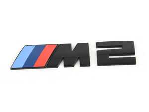 Genuine BMW G87 M2 Trunk Emblem - Black 