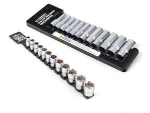 24 Pc. 3/8" Drive 6 Point Metric Deep and Standard Socket Set