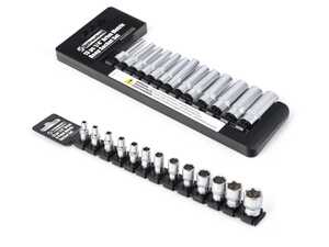 26 Pc. 1/4" Drive 6 Point Metric Deep and Standard Socket Set