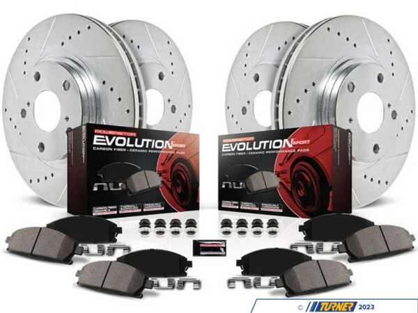 Power Stop PowerStop Z23 Evolution Sport Brake Upgrade Kit - Front & Rear - 2007-10 BMW 335i K4094