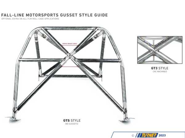 Fall Line Fall-Line Motorsports F82 M4 Bolt-In Harness Bar - Raw FLM-F82-RB-G