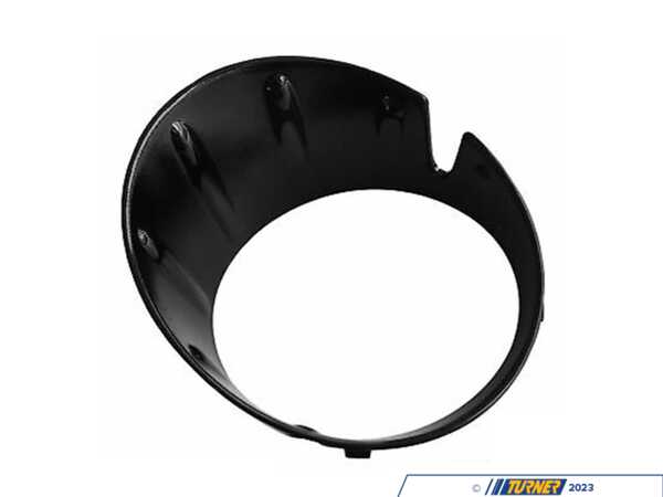 Bremmen Parts MINI Base or Clubman Black Fog Light Trim Cover - Left 51117248791BLACK