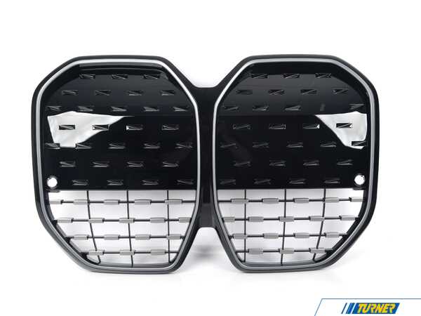 Genuine BMW FRONT ORNAMENTAL GRILLE BLAC 51139463247