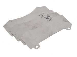 Titanium Pad Shims - 1382/1405 Pad Shape