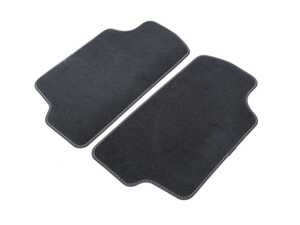 Rear Carpet Factory Floor Mats Set Velour Black - Priced As Set