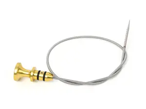 MINI R56 Upgraded Metal Flex Dipstick - Yellow Anodized