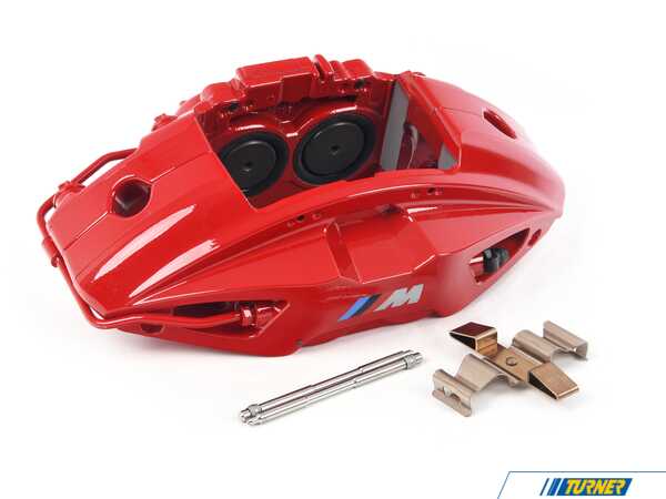 Genuine BMW BRAKE CALIPER HOUSING, RED, 34116897338