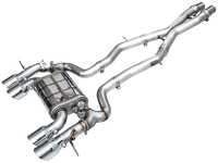 AWE AWE SwitchPath Catback Exhaust System - Chrome Silver Or Diamond Black Tips - BMW G87 M2 S58 3.0L AWEG87SP