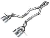 AWE AWE Track Edition Catback Exhaust System - Chrome Silver Or Diamond Black Tips - BMW G87 M2 S58 3.0L AWEG87TRK