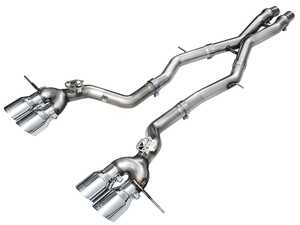 AWE Track Edition Catback Exhaust System with Chrome Silver Tips - G87 M2