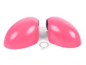 Pink Mirror Cap Covers - Set