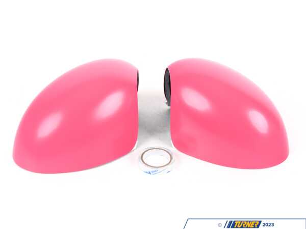 ECS Pink Mirror Cap Covers - Set 51162179761