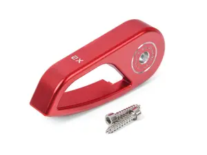 Goldenwrench BLACKLINE Performance Edition Hood Latch Handle (LHD) - Red - BMW F22/23 F3X F44 F48 F8X