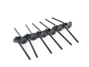 SuperTech  Black Nitrided Exhaust Valve - +1mm Oversize - Set Of 12 - M50/M52/S50/S52