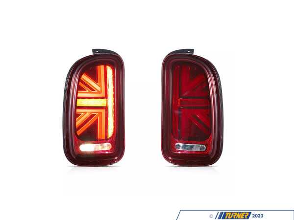 ZiZa Red Union Jack LED Rear Tail Lights - R55 MINI Clubman  MINIR55TLRED