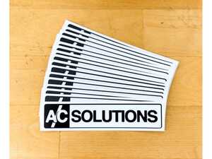 A/C Solutions Box Sticker