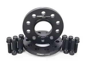  Wheel Spacer & Bolt Kit - 15mm With Black Ball Seat Bolts
