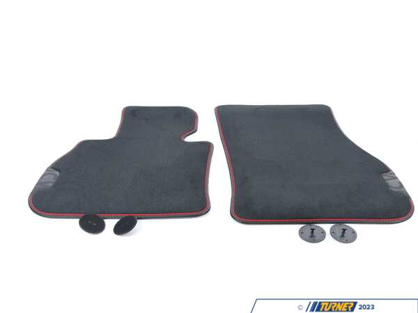 Genuine MINI JCW Pro Front Carpeted Floor Mats - Front Set 51472469133