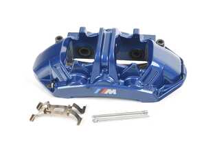 Genuine BMW M Performance Brake Caliper - Blue - Left - F85 X5M, F86 X6M