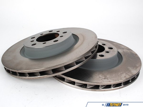 Genuine BMW Front Brake Rotors - Pair (325x28) 34112229529KT