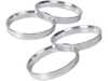 Bremmen Parts 74.1mm-72.54mm Aluminum Hub Centric Ring - Set Of Four 7417256AL View 1