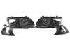 Anzo ANZO Projector Headlights W/ Halo - Black Housings - E46 Pre-LCI Coupe/Convertible anz121269 View 1