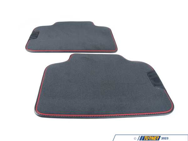 Genuine MINI Rear Carpet Factory Floor Mats Set JCW Pro Newer Design - Priced As Set  51472469135