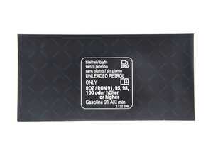 Genuine BMW Label "premium Fuel Unleade - 71212122599