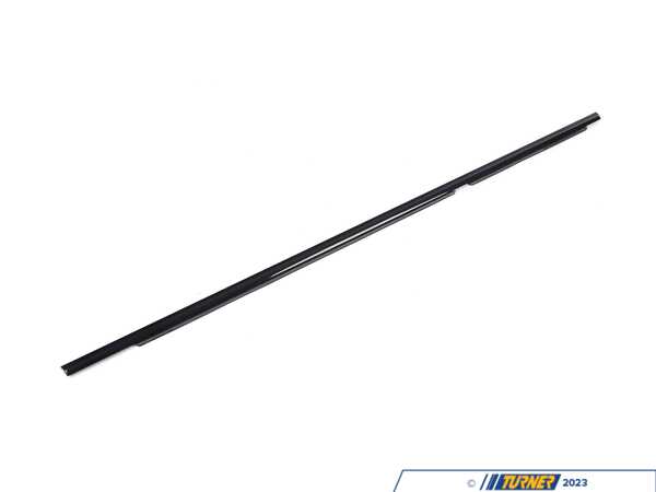 Genuine BMW Genuine BMW Outer Weatherstrip, Rear Rig - 51357207844 - Gloss Black 51357207844