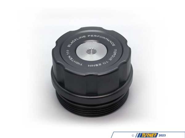 Goldenwrench Supply Co BMW F Series BLACKLINE Performance Oil Filter Housing Cap FXXOFH