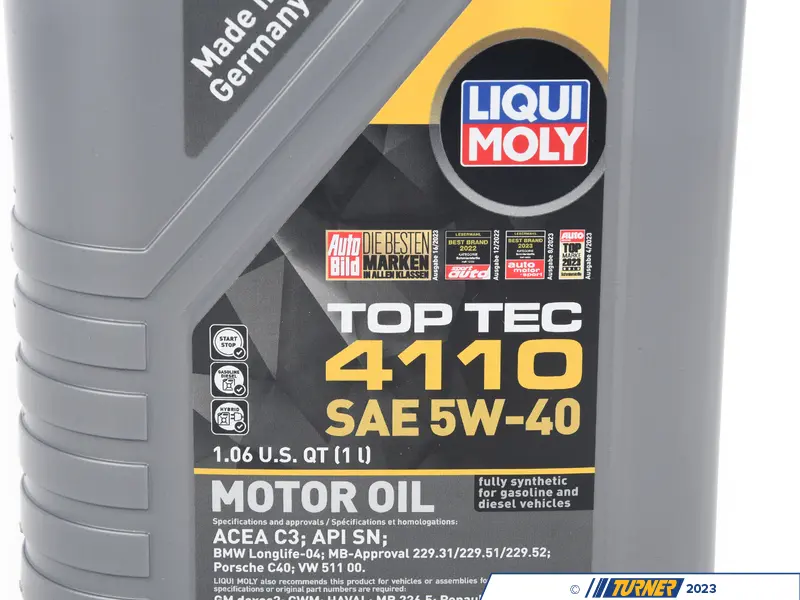 22120 - Liqui-Moly Top Tec 4110 Engine Oil (5w-40) - 1 Liter