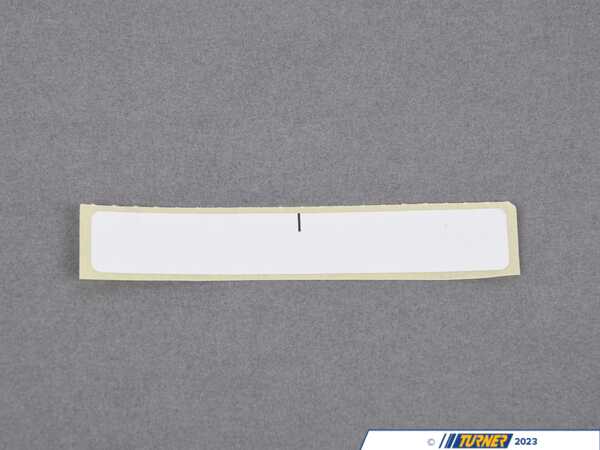 Genuine BMW Genuine BMW Adhesive Label - 01309099980 01309099980