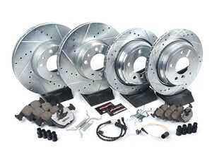 BMW E39 540i Z26 Street Warrior Brake Kit - Front and Rear