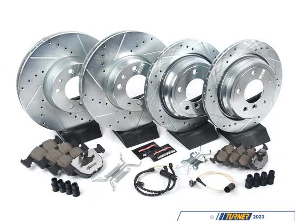 Power Stop BMW E39 540i Z26 Street Warrior Brake Kit - Front and Rear K505-26