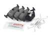 Bosch Bosch QuietCast Semi-Metallic Brake Pads - Rear - BMW E39 525i 528i 530i 540i BP1239 View 1