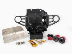 Reinforced Billet Aluminum Differential Cover & Polyurethane Transmission Mount Set - E36 188mm Differentials