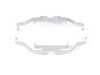 Bosch Bosch Blue Semi-Metallic Brake Pads With Hardware - Rear - BMW F10 F25/26 G01 G02 G30 BE1473H View 9