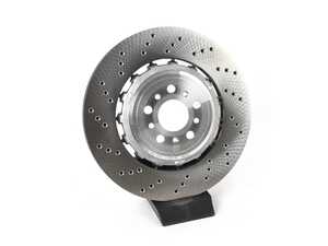 Genuine BMW Drill Brake Rotor - Rear Left (370x24mm) 