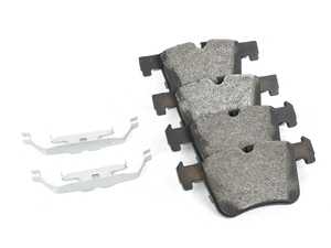 Bosch Blue Semi-Metallic Brake Pads With Hardware - Front - BMW F25 X3, F26 X4