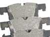 Bosch Bosch Blue Semi-Metallic Brake Pads With Hardware - Front - BMW F25 X3, F26 X4 BE1561H View 4