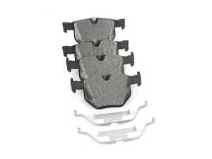 Bosch Blue Semi-Metallic Brake Pads With Hardware - Rear - BMW E9X 330 335 (up to 09/2009)