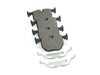 Bosch Bosch Blue Semi-Metallic Brake Pads With Hardware - Rear - BMW E46 325Ci 330i/Ci/xi M3, E39 M5, E38 740/750, E53 X5, E83 X3 BE683H View 1