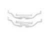 Bosch Bosch Blue Semi-Metallic Brake Pads With Hardware - Rear - BMW E46 325Ci 330i/Ci/xi M3, E39 M5, E38 740/750, E53 X5, E83 X3 BE683H View 2
